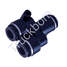 UNION Y Push Lock, 1/4in Tube