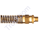 COUPLER ASSEMBLY WITH SPRING GUARD HOSE 1/2inX3/8in PIPE