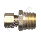 MALE CONNECTOR 1/8 TUBE X 1/16 PIPE