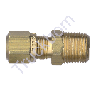 MALE CONNECTOR 3/8 TUBE X 3/8 PIPE