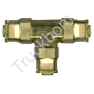 BRASS PLC UNION TEE 3/8in