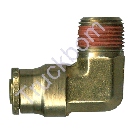 90 DEGREE PLC MALE SWIVEL ELBOW 3/8in X 1/4in