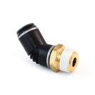 45° Male Elbow Push Lock, 5/8in Tube X 3/8in Pipe