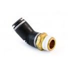 45° Male Elbow Push Lock, 1/2in Tube X 3/8in Pipe
